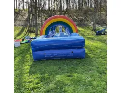 temp img 2 jpeg 483887063 30' Blue Marble Inflatable Slip and Splash Slide